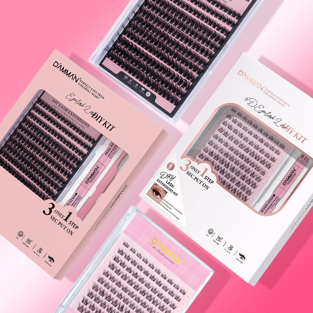 Individual Lash Clusters