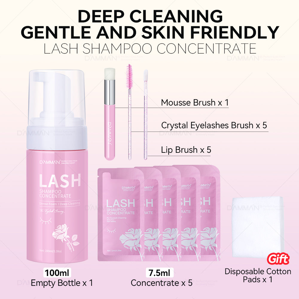DAMMAN ROSE Lash Shampoo Kit