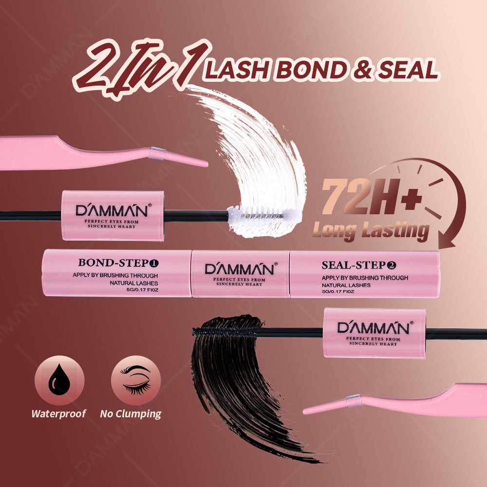 DAMMAN 40D D Curl Fluffy DIY Lash Cluster Kit