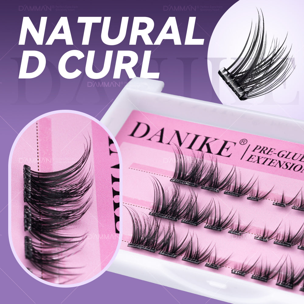 DANIKE Self Adhesive Lash Cluster - No.7 Press on Lash Clusters