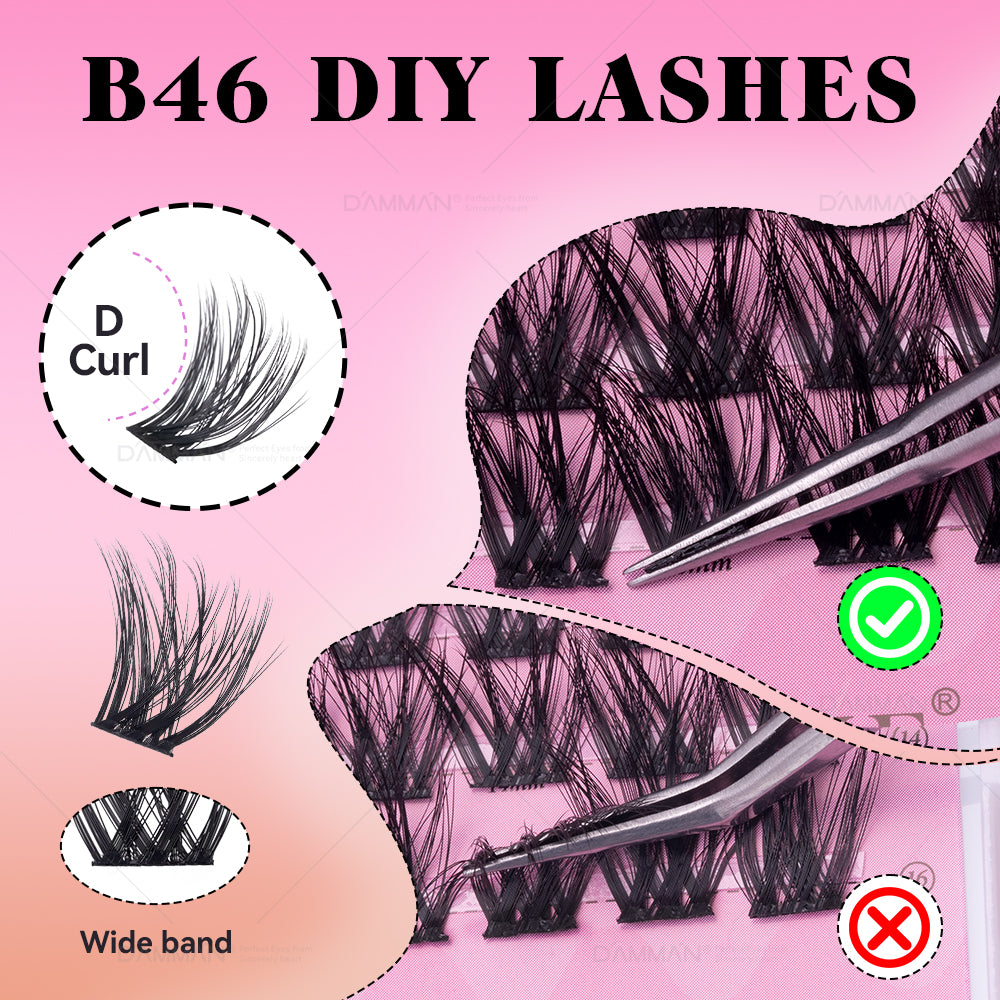 DANIKE 6D DIY Lash Cluster - B46