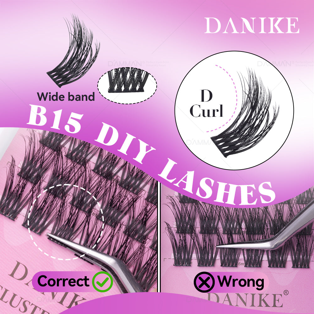 DANIKE 6D DIY Lash Cluster - B15