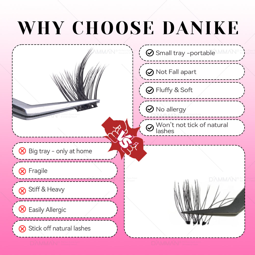 DANIKE 6D DIY Lash Cluster - B50