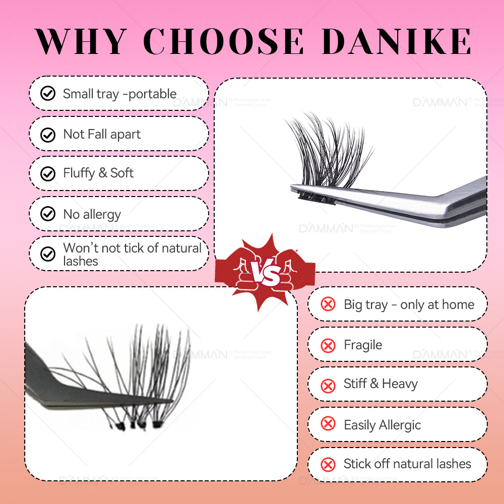 DANIKE 6D DIY Lash Cluster - B46