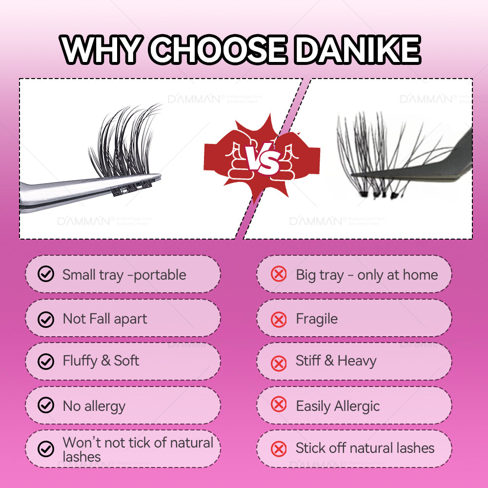 DANIKE 6D DIY Lash Cluster - B21