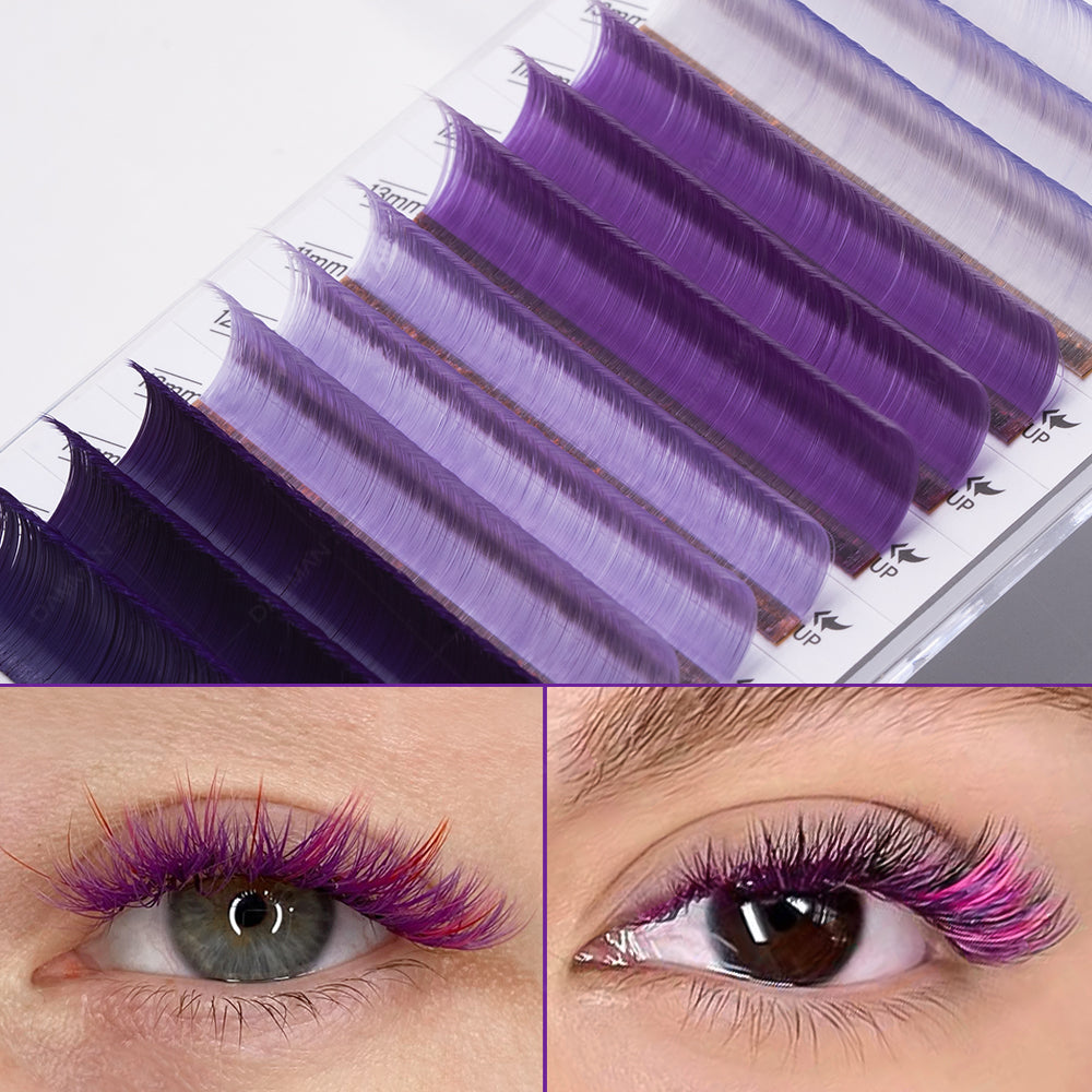 DAMMAN 0.07 D Curl Colors Easy Fans Eyelash Extensions