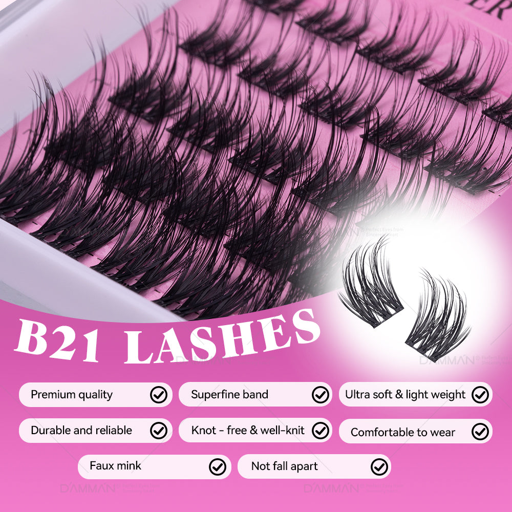 DANIKE 6D DIY Lash Cluster - B21