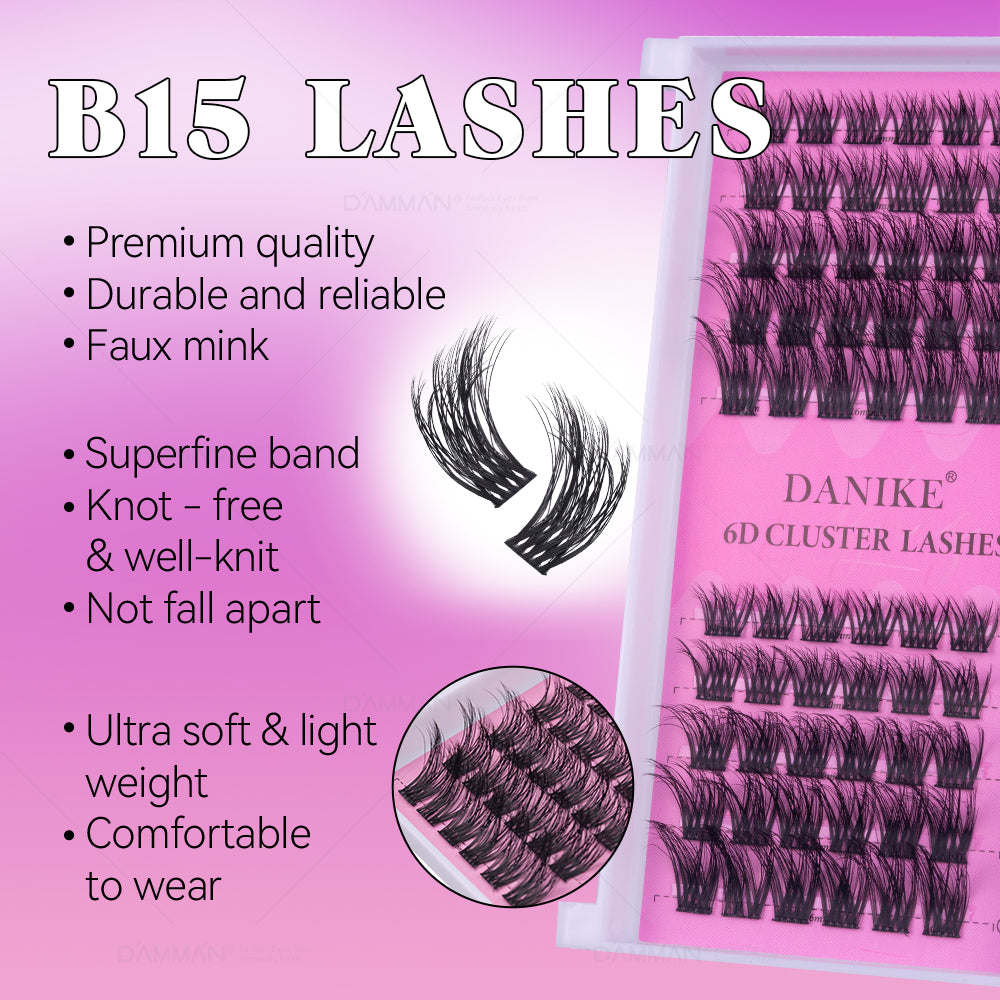 DANIKE 6D DIY Lash Cluster - B15