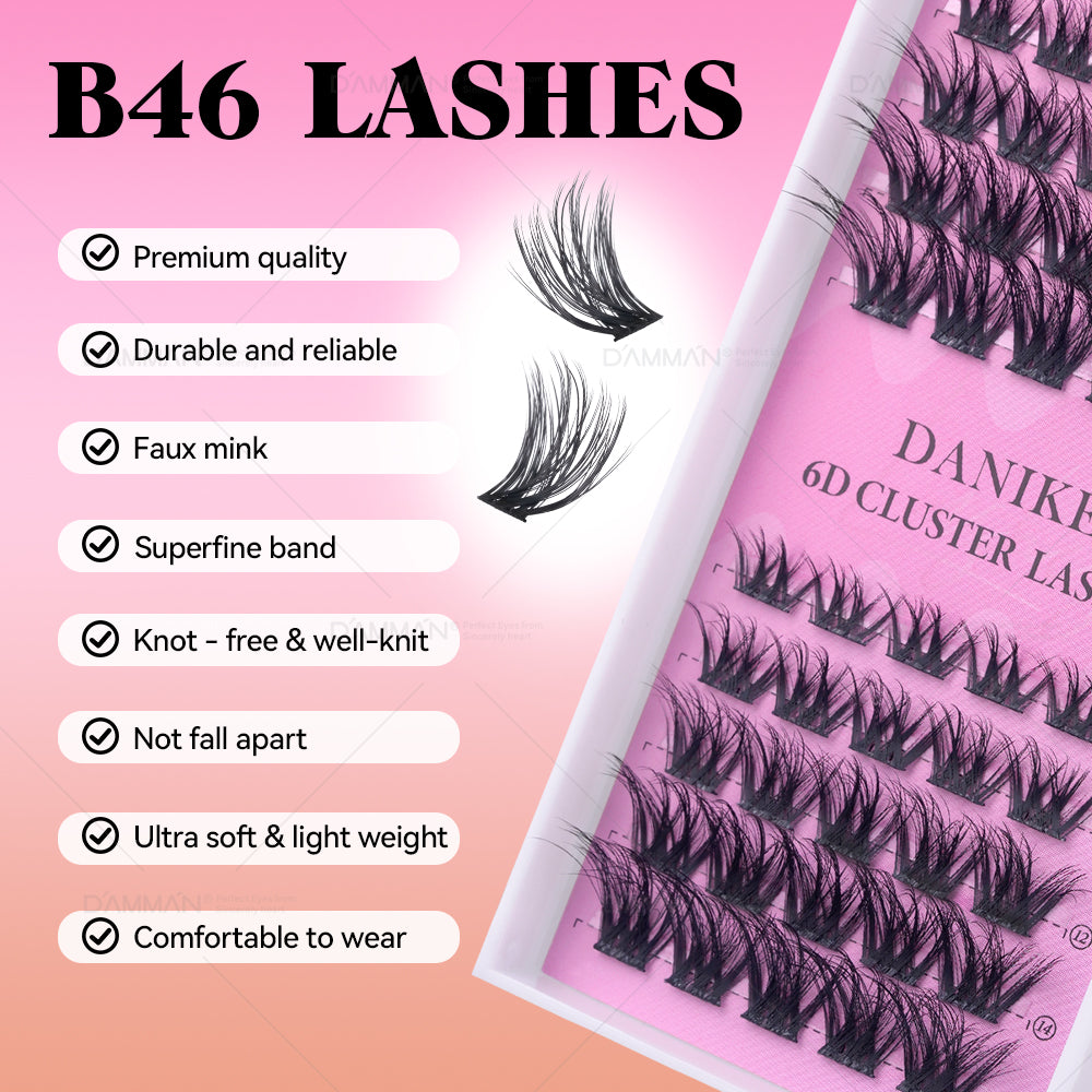 DANIKE 6D DIY Lash Cluster - B46
