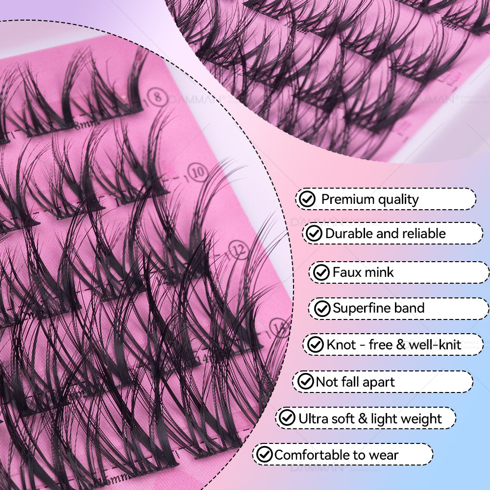 DANIKE 6D DIY Lash Cluster - B56