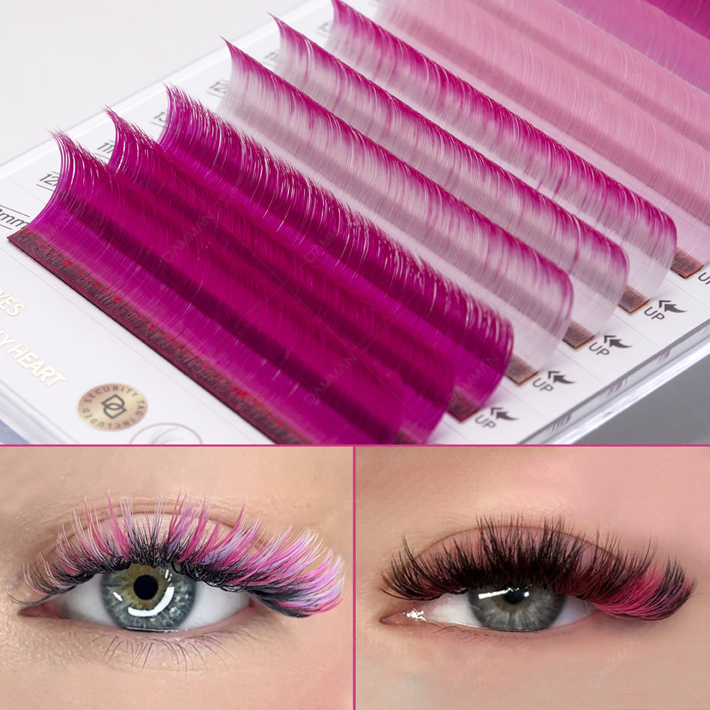 DAMMAN 0.07 D Curl Colors Easy Fans Eyelash Extensions
