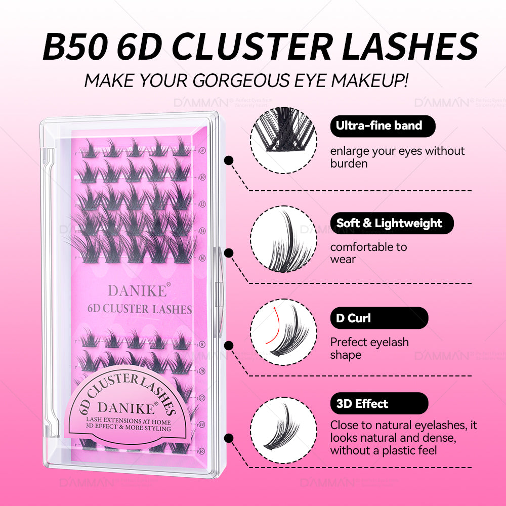 DANIKE 6D DIY Lash Cluster - B50