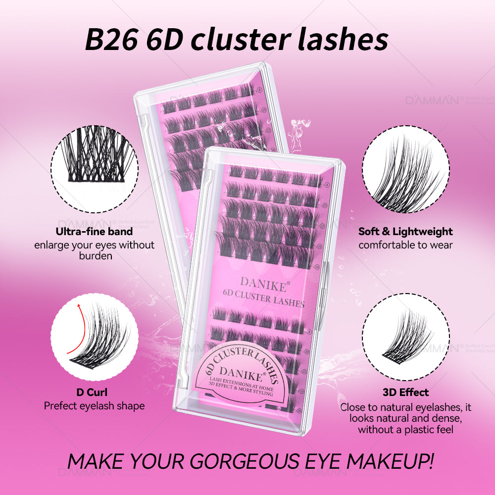 DANIKE 6D DIY Lash Cluster - B26
