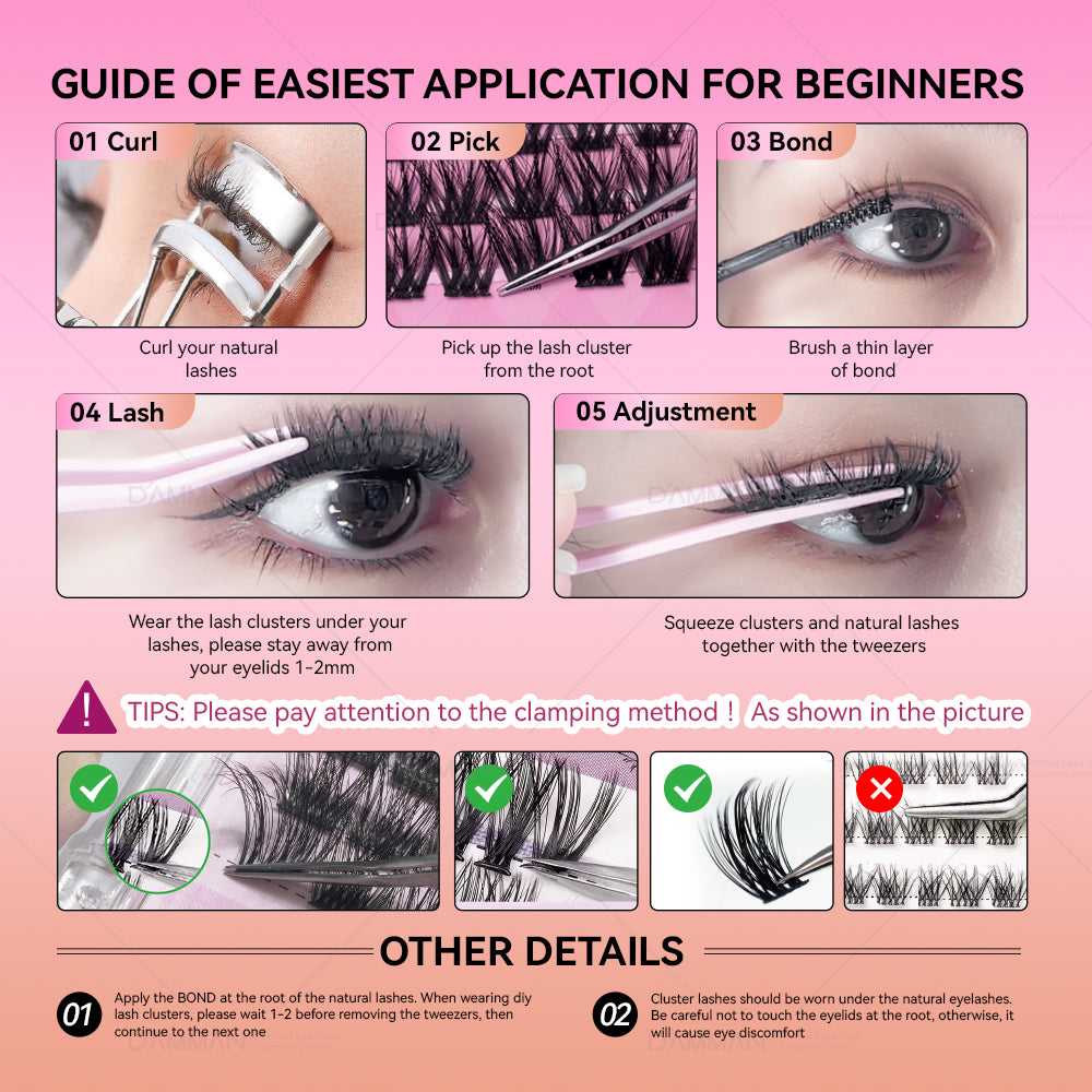 DANIKE 6D DIY Lash Cluster - B46