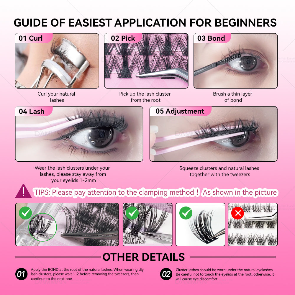 DANIKE 6D DIY Lash Cluster - B50