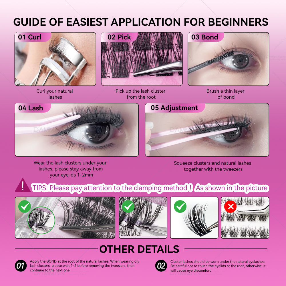 DANIKE 6D DIY Lash Cluster - B26