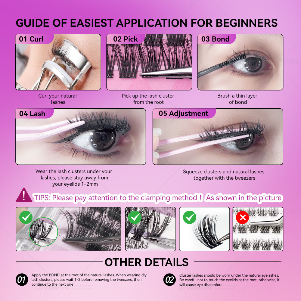 DANIKE 6D DIY Lash Cluster - B15