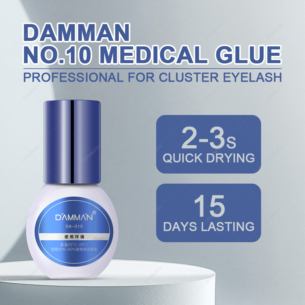 DAMMAN NO.10 Eyelash Glue For Cluster Lash (No Odors)