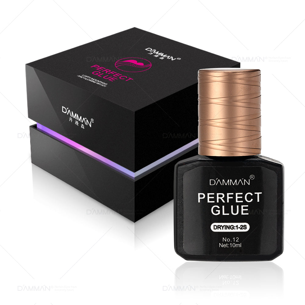 Damman NO.12 Perfec Glue 1s Fast Drying Eyelash Extension Glue - 10ml