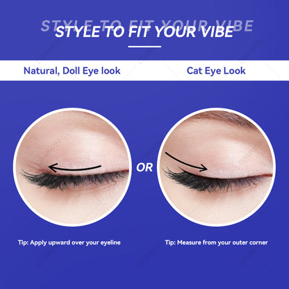 DAMMAN 3D Faux Mink Half Strip Eyelash - Cat Eyes