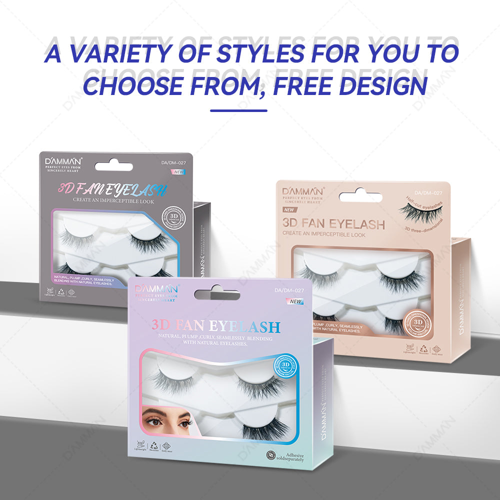 Damman 2 Pairs Half Eyelashes