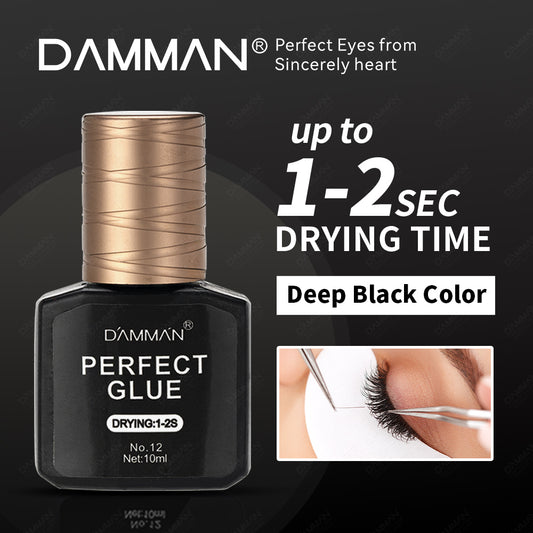 Damman NO.12 Perfec Glue 1s Fast Drying Eyelash Extension Glue - 10ml