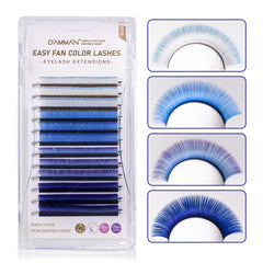DAMMAN 0.07 D Curl Colors Easy Fans Eyelash Extensions