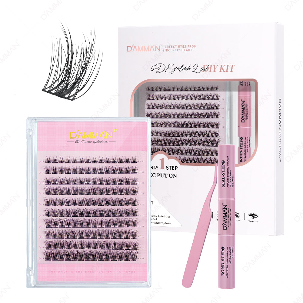 DAMMAN 6D Cluster Lash Natural Look Lash Cluster Kit DME-02