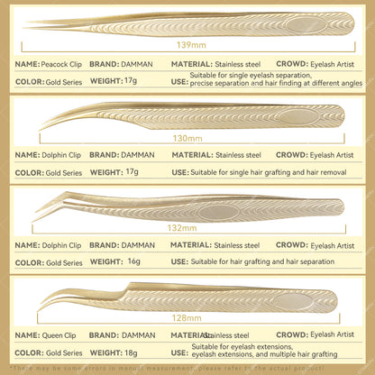 Eyelash Tweezers For Professional Salon Use