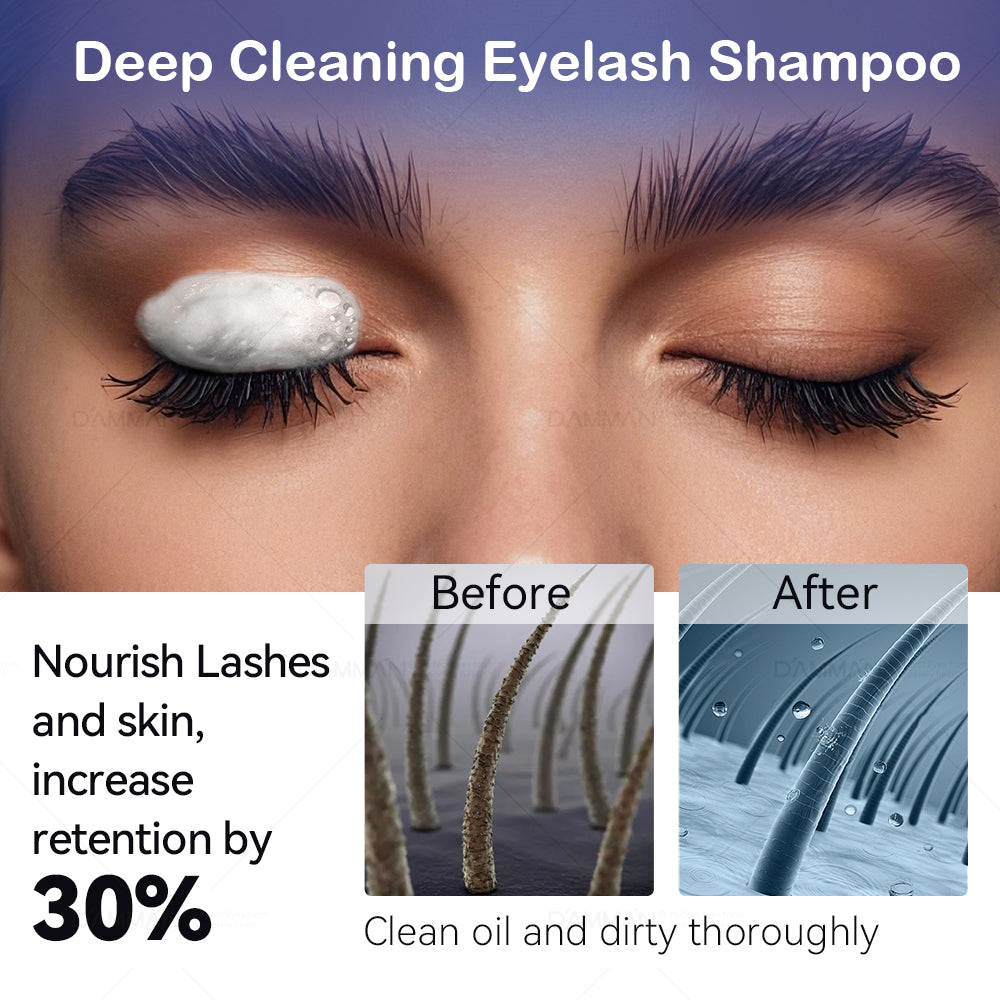 DAMMAN Lash Shampoo Concentrate 7.5ml Aloe/Rose/Original Flavor