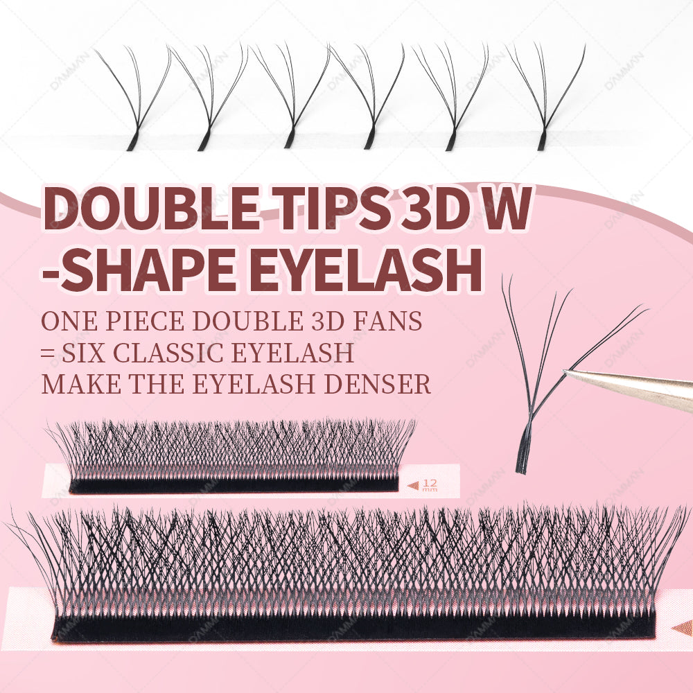 DANIKE 3D W Double Tips Eyelash Extension