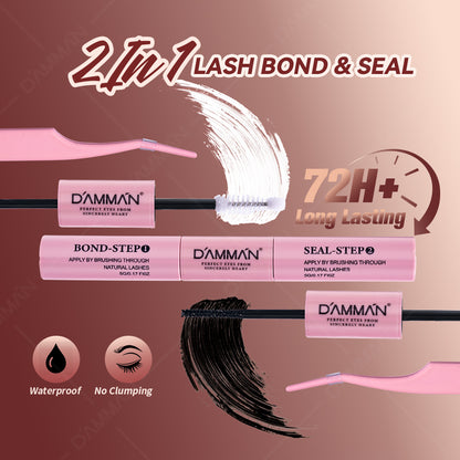 DAMMAN 40D D Curl Fluffy DIY Lash Cluster Kit