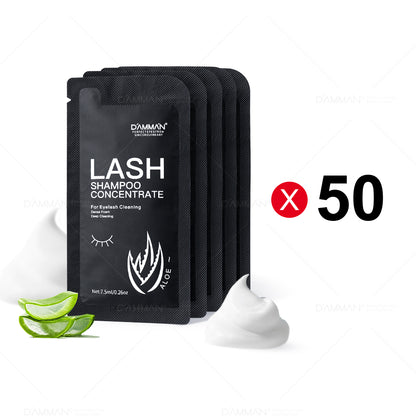 DAMMAN Lash Shampoo Concentrate 7.5ml Aloe/Rose/Original Flavor