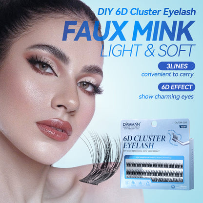 Damman 6D DIY Cluster Lashes 3 Rows (only lash)