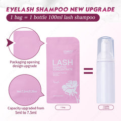 DAMMAN Lash Shampoo Concentrate 7.5ml Aloe/Rose/Original Flavor