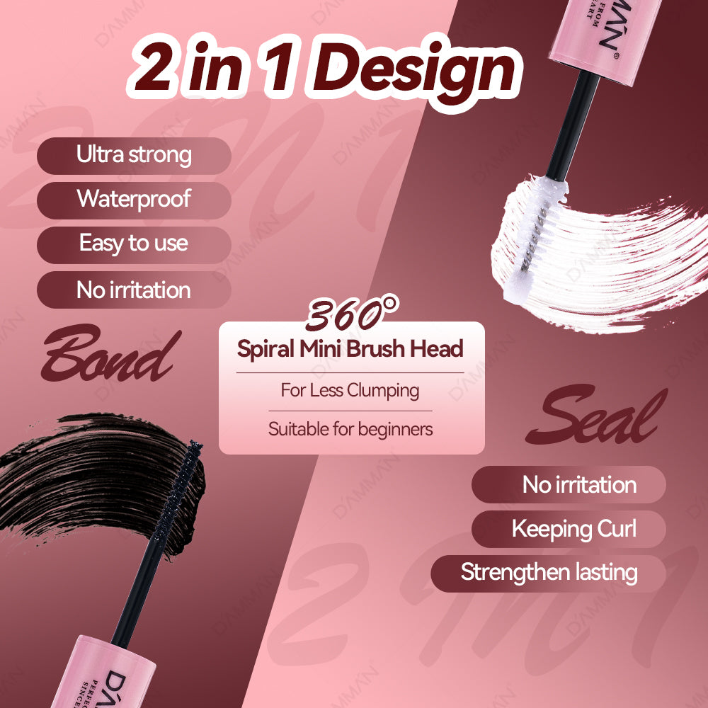 DAMMAN DIY Cluster Lash Kit 3D Effect 6D DME-17 Eyelash Extenstion at Home