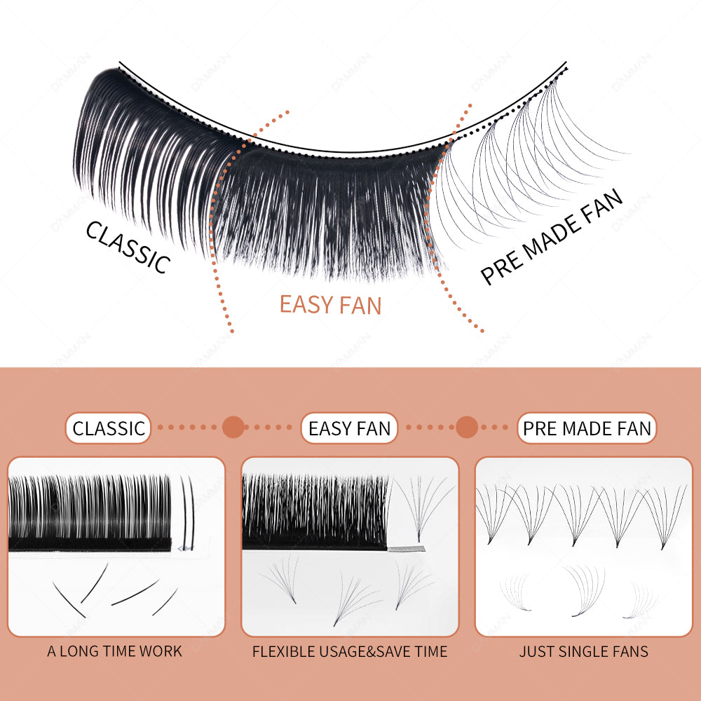 Damman Easy Fan Eyelash Extension