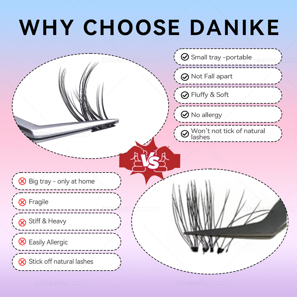 DANIKE 6D DIY Lash Cluster - B56