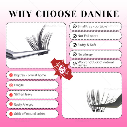 DANIKE 6D DIY Lash Cluster - B50