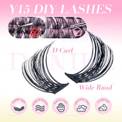 DANIKE Y15 Hot Melt Lash Cluster Tray