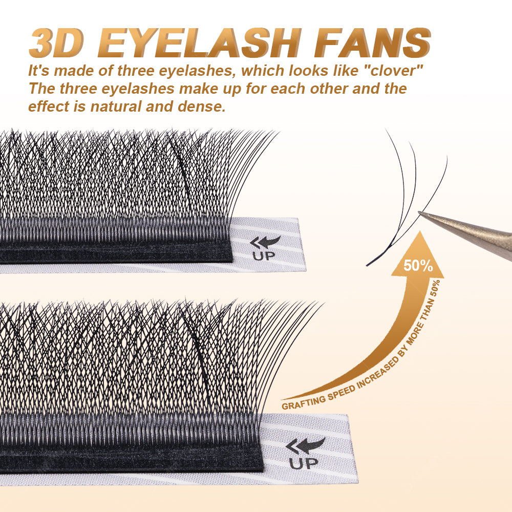 DAMMAN 0.05 C Curl 3D W Eyelash Extensions