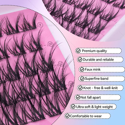 DANIKE 6D DIY Lash Cluster - B56