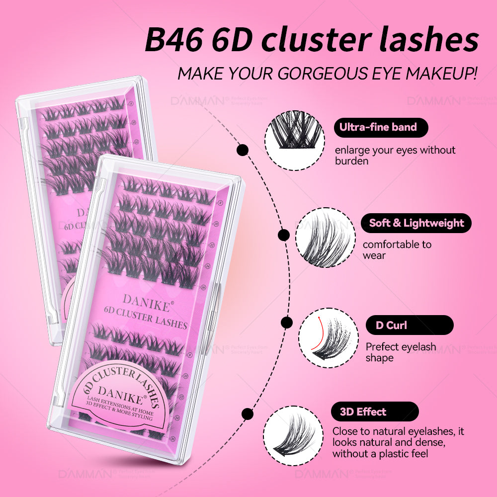 DANIKE 6D DIY Lash Cluster - B46
