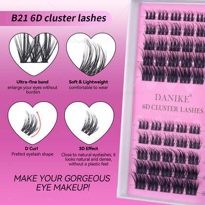 DANIKE 6D DIY Lash Cluster - B21