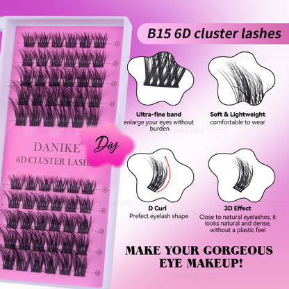 DANIKE 6D DIY Lash Cluster - B15