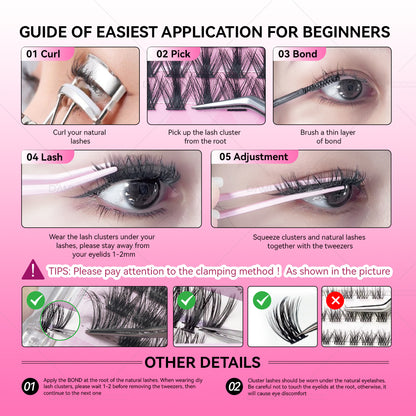 DANIKE 6D DIY Lash Cluster - B50