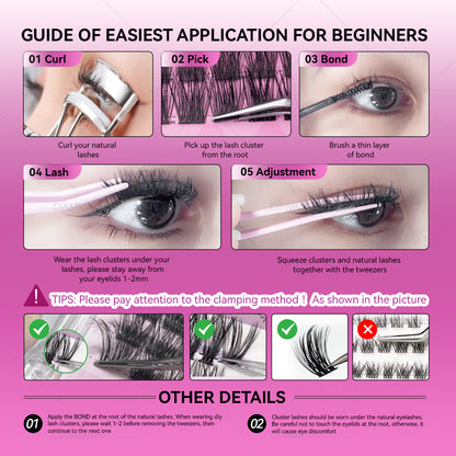 DANIKE 6D DIY Lash Cluster - B26