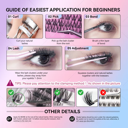 DANIKE 6D DIY Lash Cluster - B56