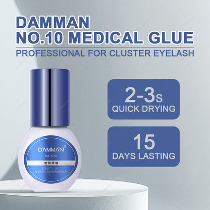 DAMMAN NO.10 Eyelash Glue For Cluster Lash  (No Odors)