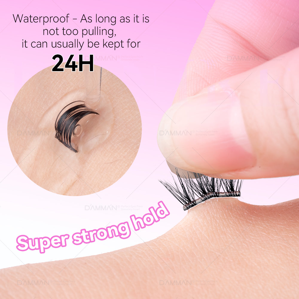 DANIKE Self Adhesive Lash Cluster - No.4 Press on Lash Clusters